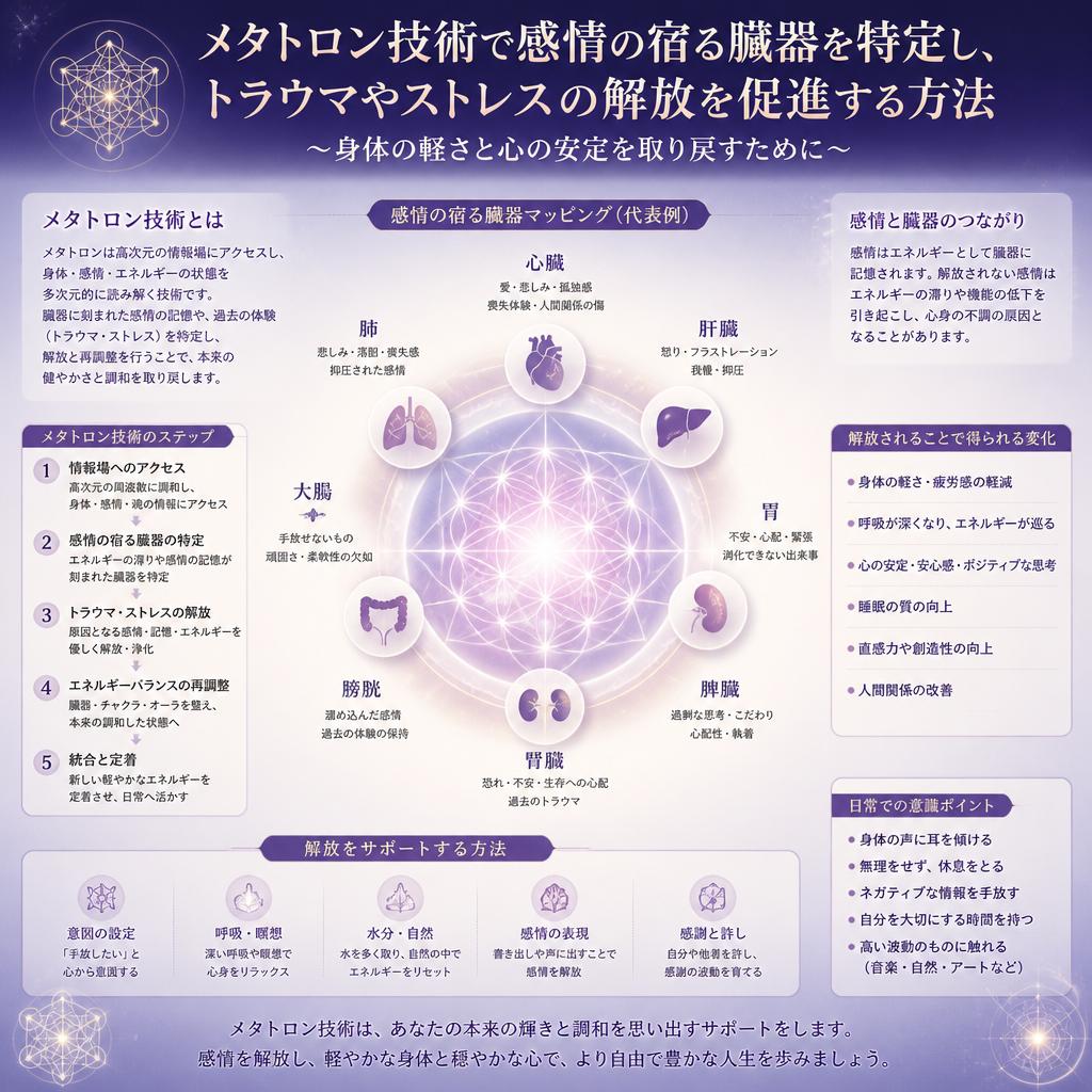 メタトロンによる感情の解放
