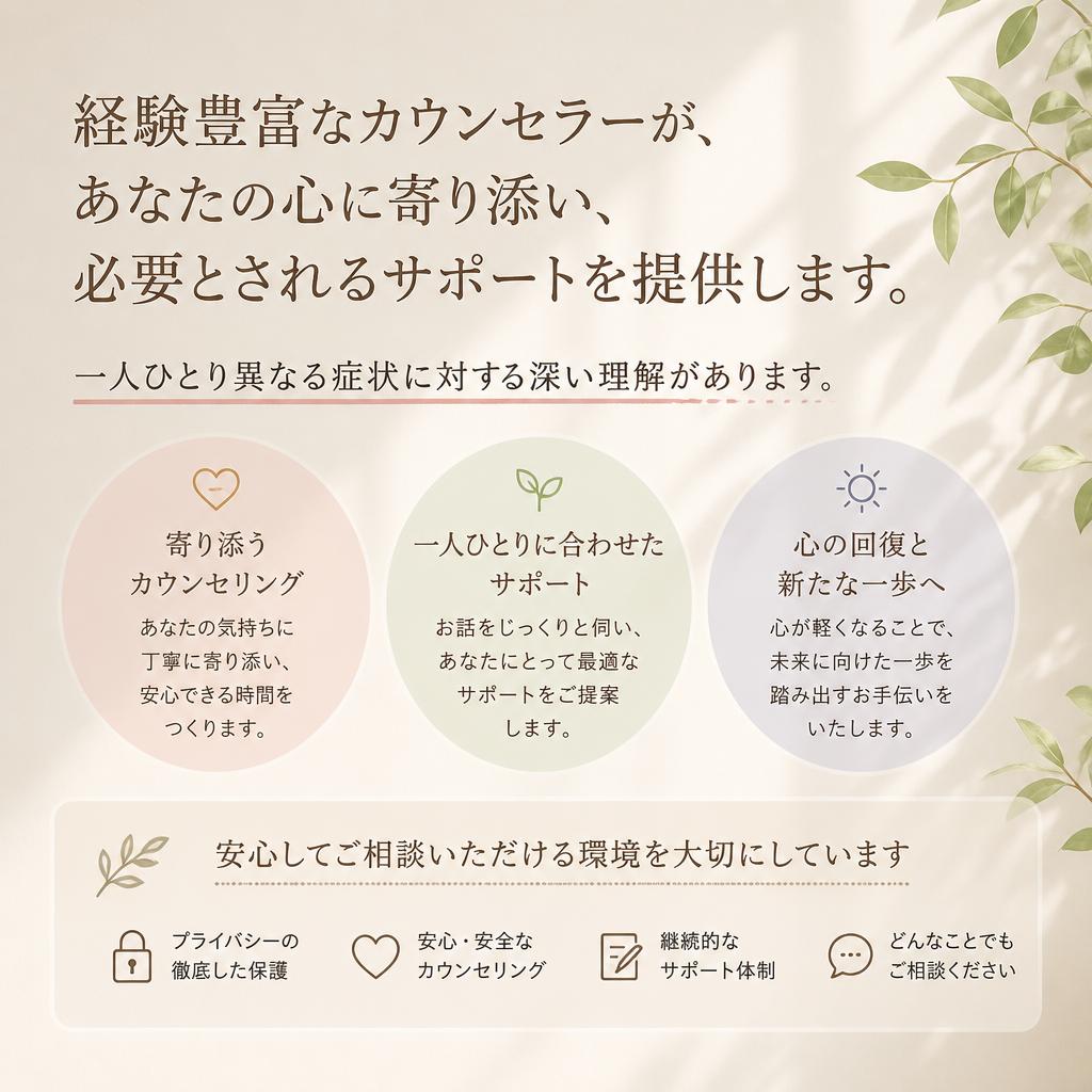 専門家による安心のサポート