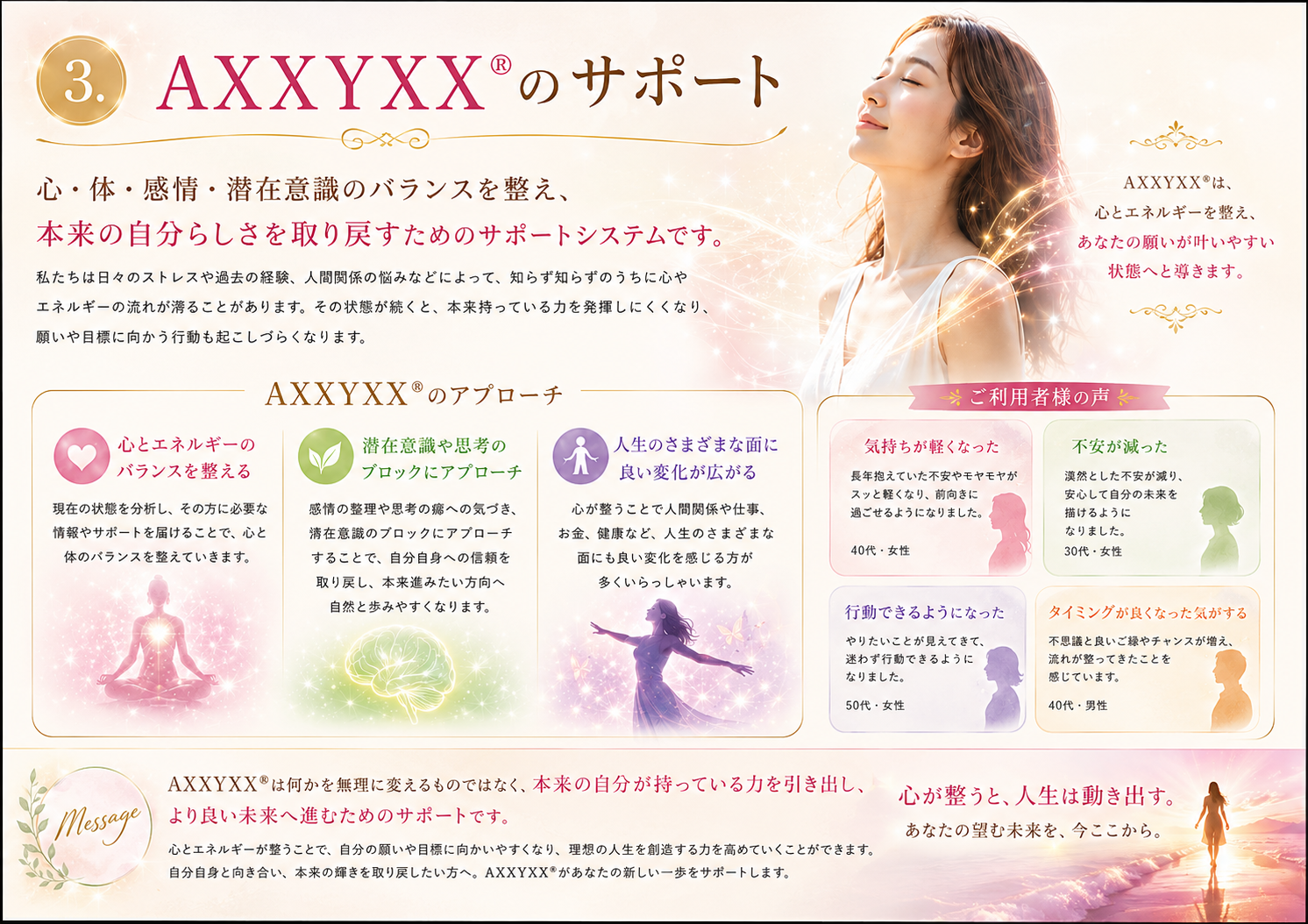 3. ヒーリングと天療術整体の力