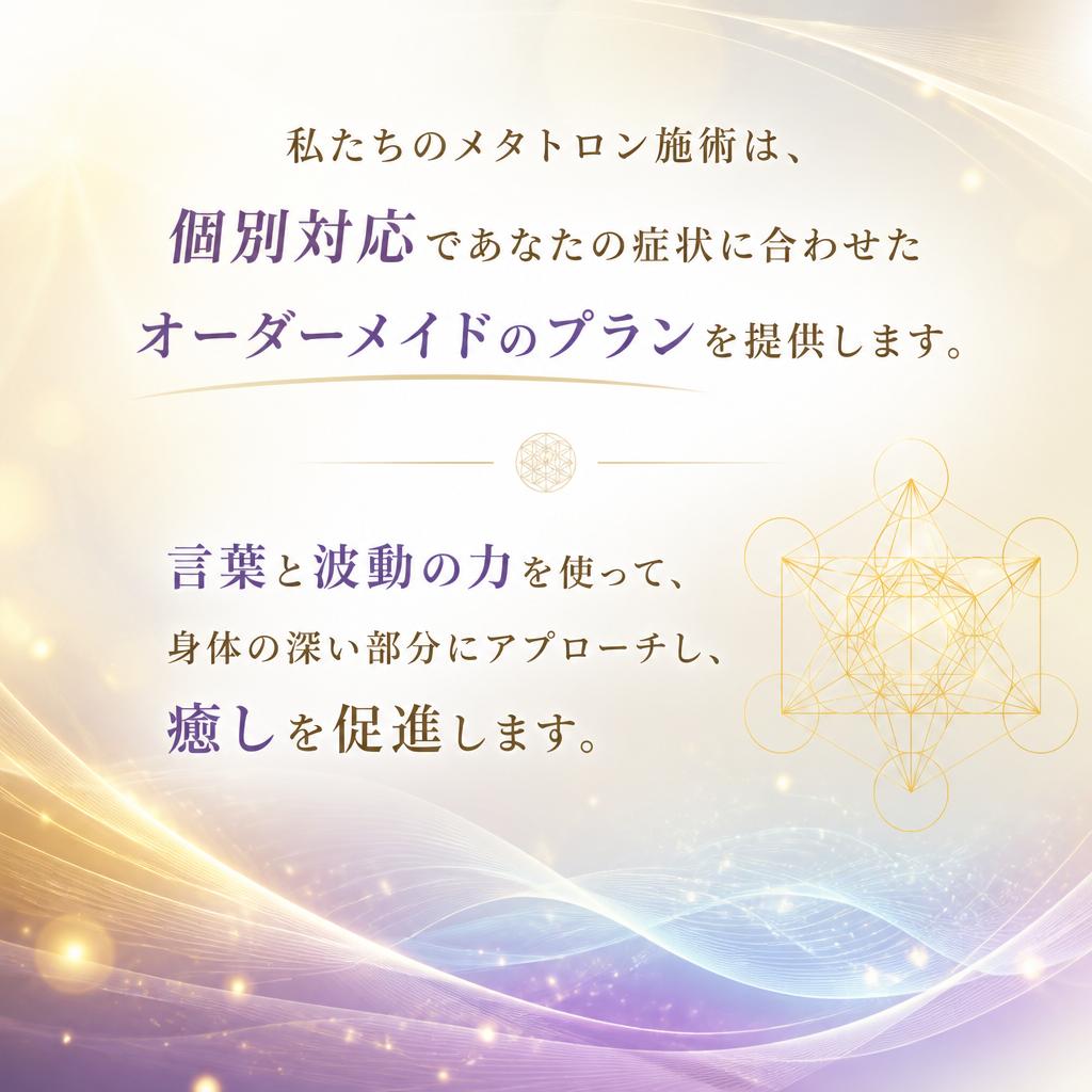 メタトロンによるアプローチ